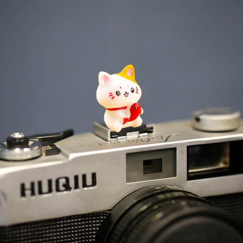MENGSOOD Camera Hot Shoe Cover, Cute Hot Shoe Cap, Hot Shoe Protector Compatible with Sony Fujifilm Fuji Canon Nikon Pentax Leical Panasonic (Lucky Cat) - Image 5